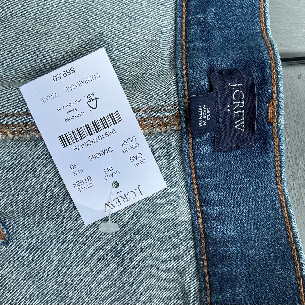 J.Crew Women’s High Rise Denim Shorts Sizes 27–30 NWT $89 Retail - Picture 13 of 16